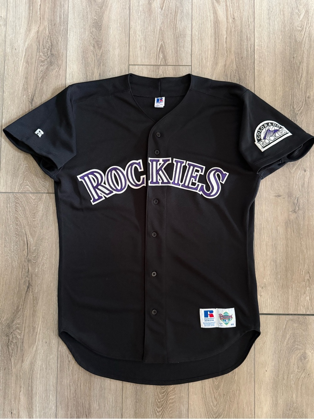 Vintage Colorado Rockies Jersey MLB Baseball Diamond Collection 90s Size 44 USA
